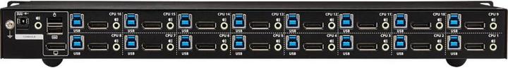 Actual product image Eaton TIPPLITE 16-Port DisplayPort/USB KVM Switch with Audio/Video and USB Peripheral Sharing 4K 60