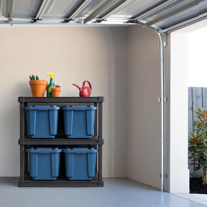 Actual product image Iris Ohyama Heavy Duty Storage Bins with Lids (38 cm, 45 l, 4x)