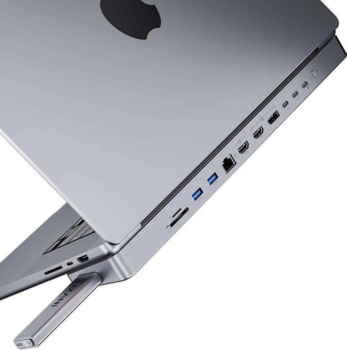 Immagine prodotto Invzi 12 in 1 USB-C Docking Station (USB-C, 12 porte)