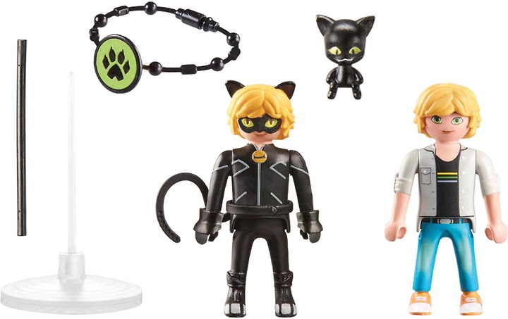 Produktbild Playmobil Adrien & Cat Noir (71337, Playmobil Miraculous)