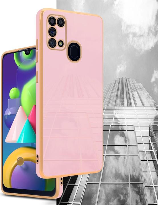 Actual product image Cadorabo Case for Samsung Galaxy M31 in TPU with camera protection LM130 Style (Samsung Galaxy M31)