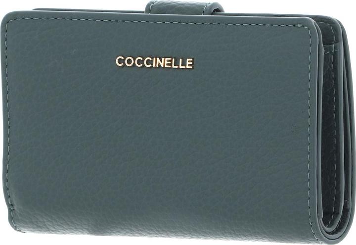 Actual product image Coccinelle Metallic Soft Mini Wallet Grained Leather