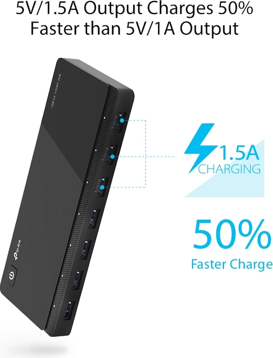 Produktbild TP-Link Uh700 (Micro USB, 7 Ports)