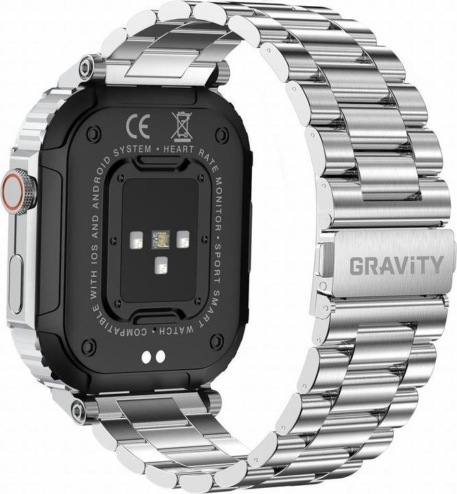 Produktbild Gravity SMARTWATCH MĘSKI GT6-7 - WYKONYWANIE POŁĄCZEŃ, MONITOR SNU (sg020g)