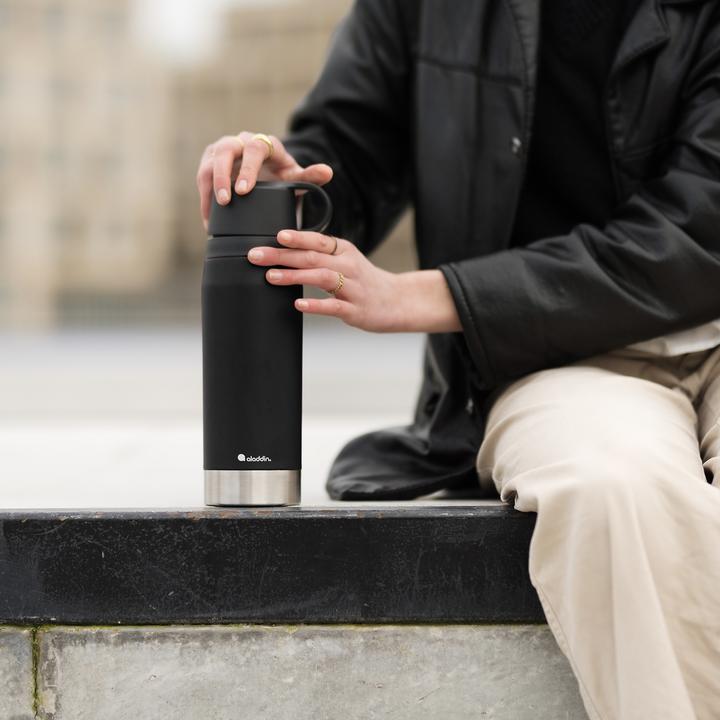 Actual product image Aladdin CityPark Thermavac Twin Mug/Bottle 1.1L Lava Black (1.10 l)