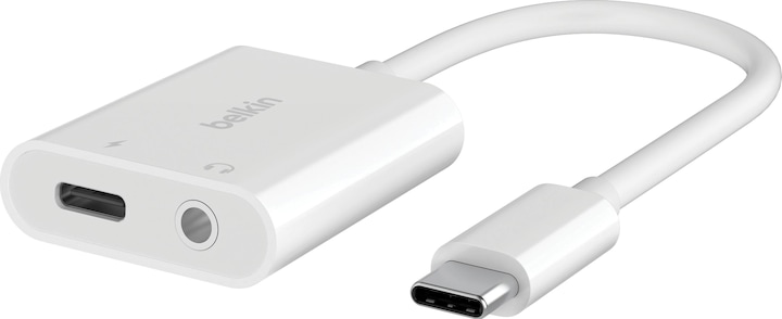 Actual product image Belkin RockStar Adapter (3.5mm socket, USB Type C)