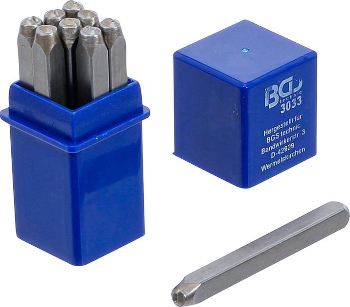 Image du produit BGS Chiffres à frapper 3 mm