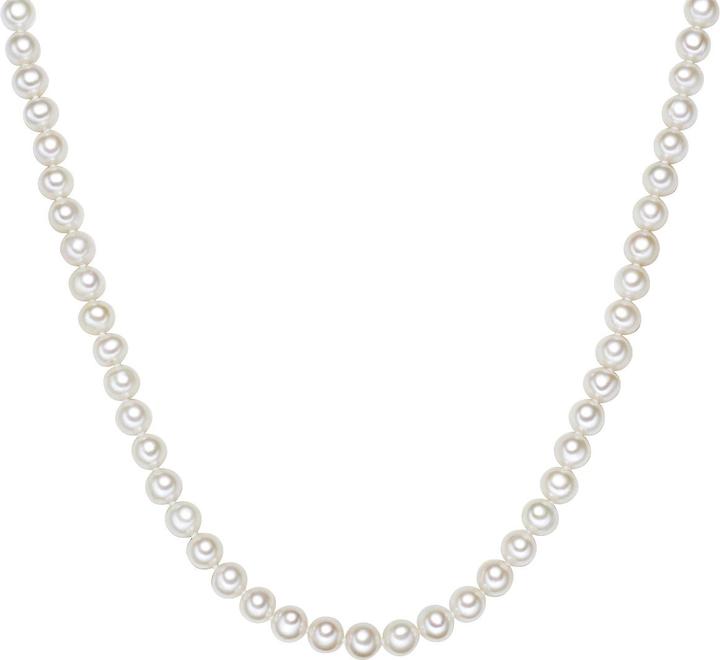 Immagine prodotto Valero Pearls Donna Argento 925 Perle d'acqua dolce coltivate bianche - 3866 (Argento, 40 cm)