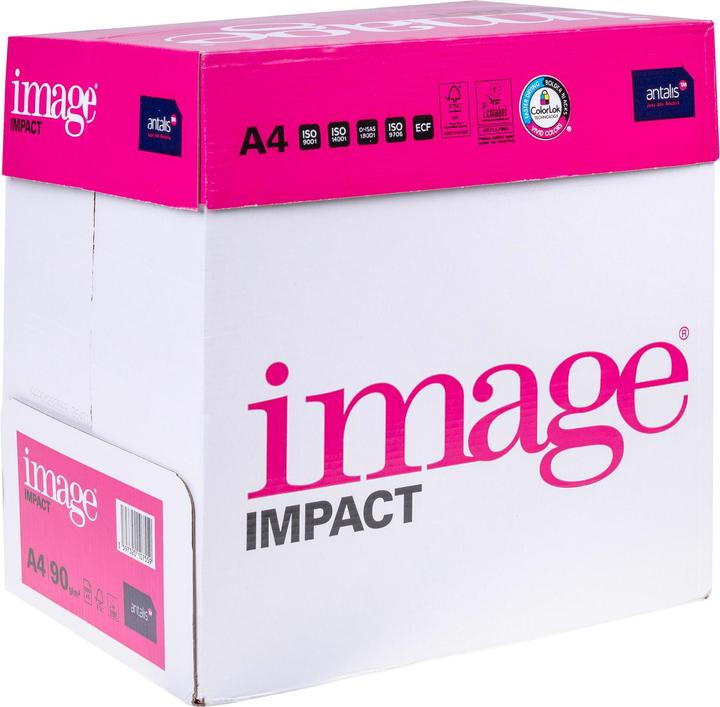 Image du produit Antalis Papier de copie Image Impact A4, haut blanc, 300 g/m², 125 feuilles (300 g/m², 125 x, A4)