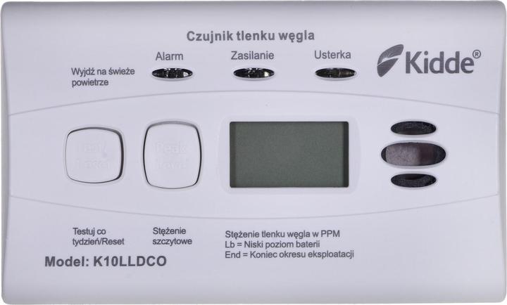Kidde Czujnik czadu z wyświetlaczem K10LLDCO