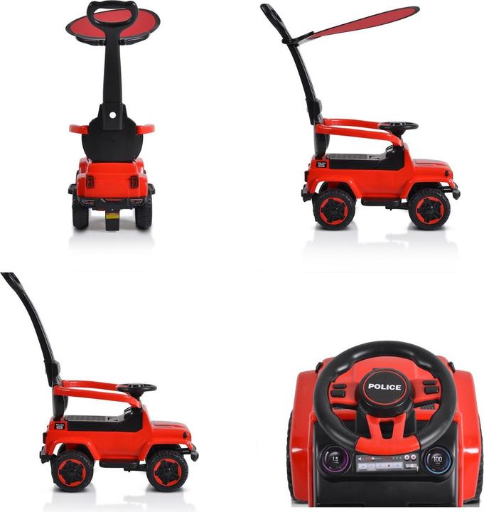 Produktbild Moni Kinder Rutschauto Police