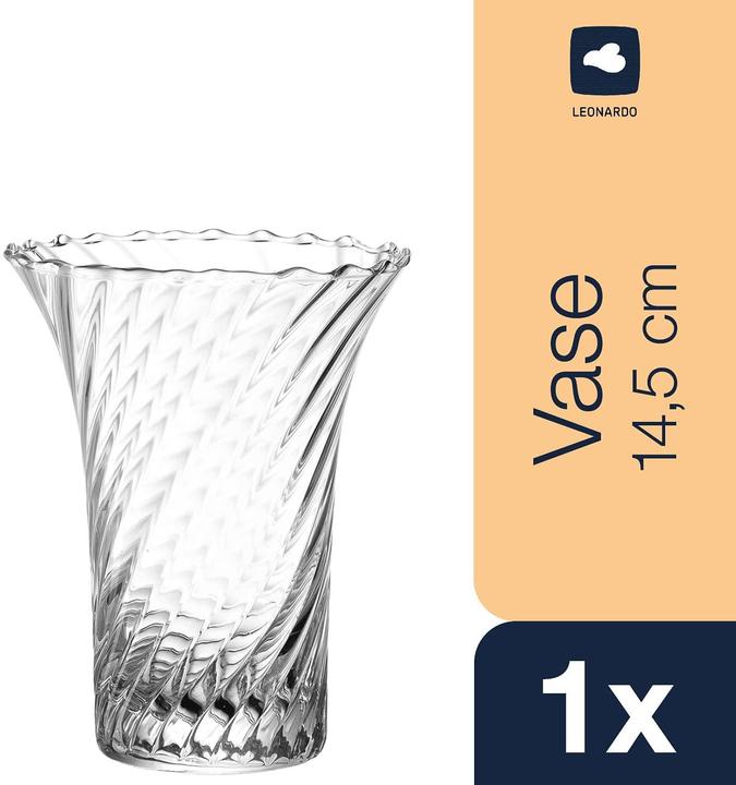 Immagine prodotto Leonardo Vaso Ravenna 15 cm trasparente (4x)