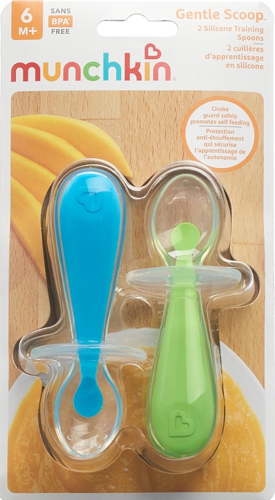 Actual product image Munchkin Silicone training spoon Gent Scoop (2 pcs)