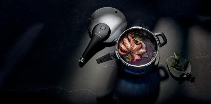 Actual product image WMF Fusiontec Perfect Premium Schnellkochtopf (Steam cooker, Merger technology)