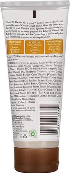 Image du produit Palmer's Huile de noix de coco Formule Sucre Gommage pour le corps Tube 200g (Lotion pour le corps)