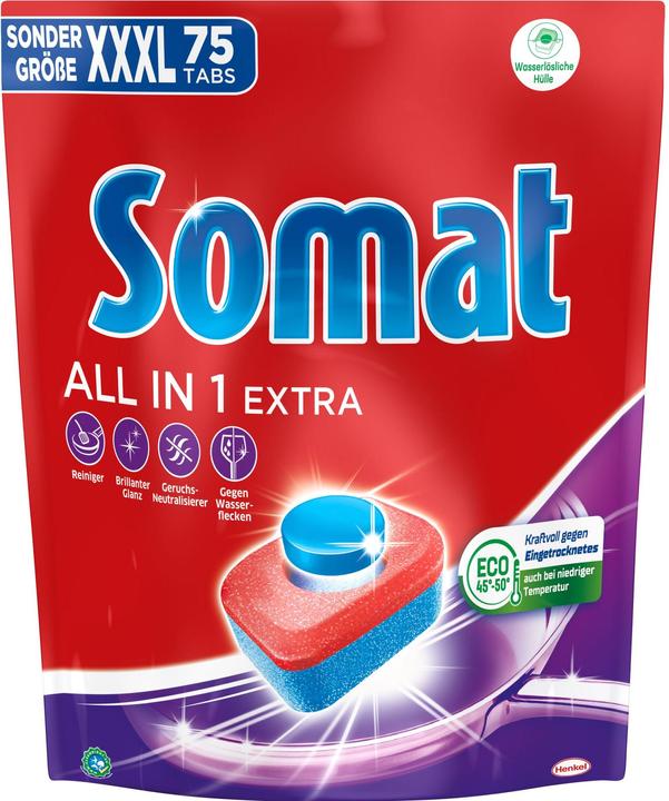 Somat All in 1 Extra (Tabs, 75 Waschgänge)