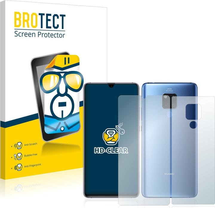 Produktbild BROTECT Schutzfolie Displayschutz Displayschutzfolie Folie Klar Transparent (2 Stück, Huawei Mate 20 X)