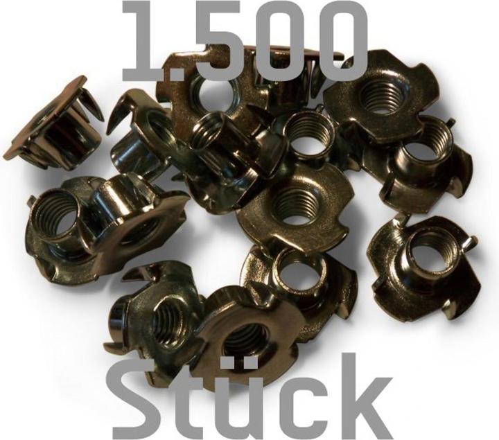 Kletterbude 1.500 Einschlagmutter M10 für Kletterwände