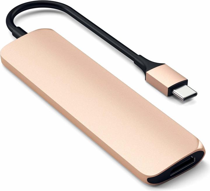 Image du produit Satechi USB-C Slim Multiport V2 (USB-C, 6 Ports)