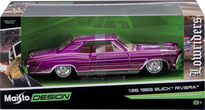 Produktbild Maisto Buick Riviera 1965 Lowrider 1/24 violett