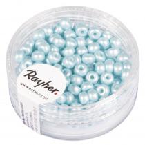 Immagine prodotto Rayher Perle di semi, 4 mm ø, blu pallido, 150 pezzi