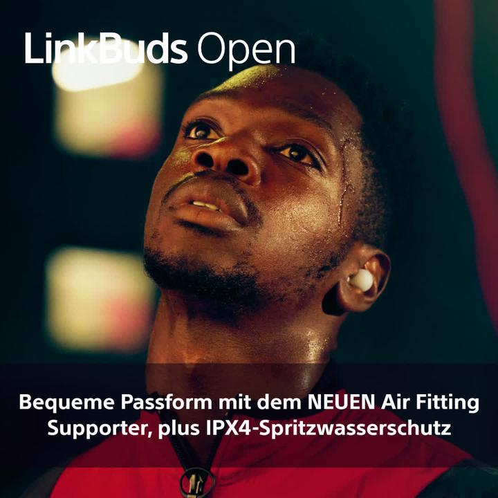 Image du produit Sony LinkBuds Open (Pas de réduction du bruit, 8 h, Sans fil)