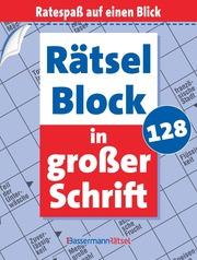 Produktbild Rätselblock in grosser Schrift 128 (Deutsch, Eberhard Krüger, 2025)