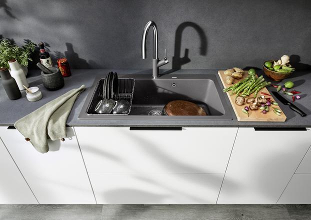 Actual product image Blanco Naxa XL 9 (Top-mounted sink, 86 cm, 51 cm)