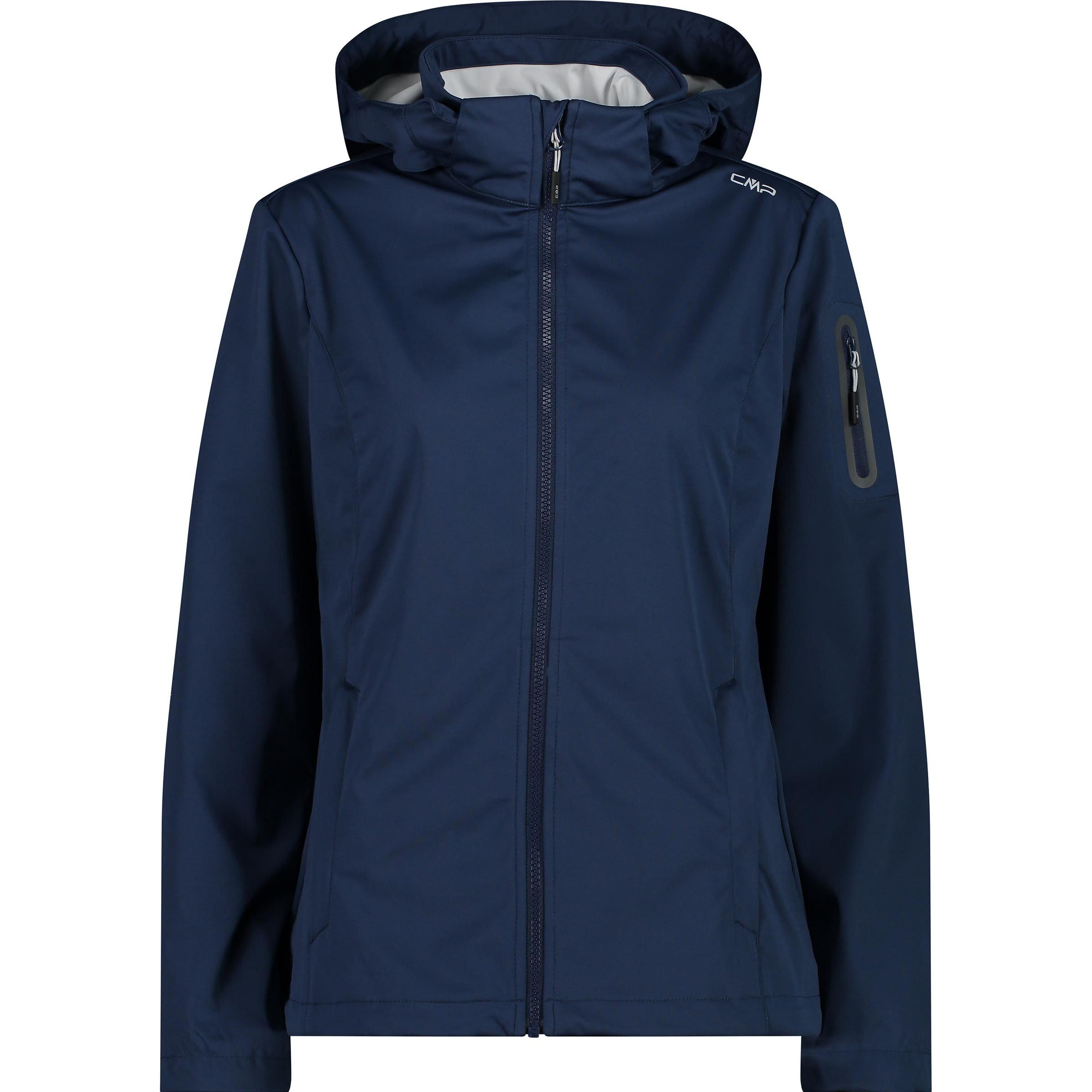 CMP Campagnolo, Damen, Jacke, Zip Hoodie (38), Blau, 38