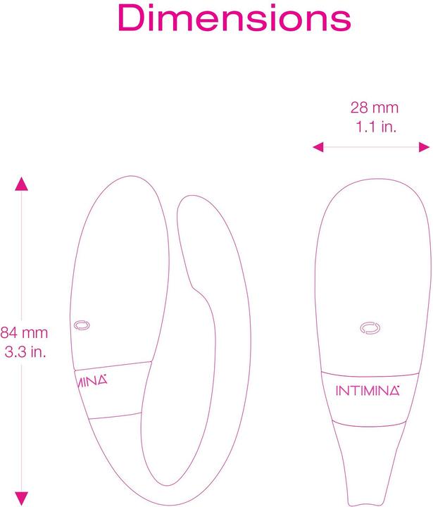 Actual product image Intimina Kalia Couples Massager