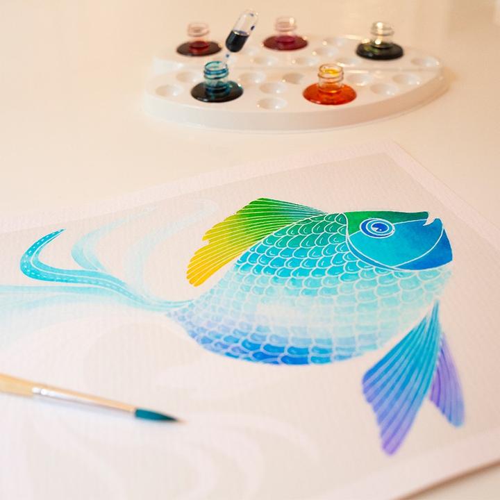 Image du produit Sentosphere aquarellum junior 4t poissons