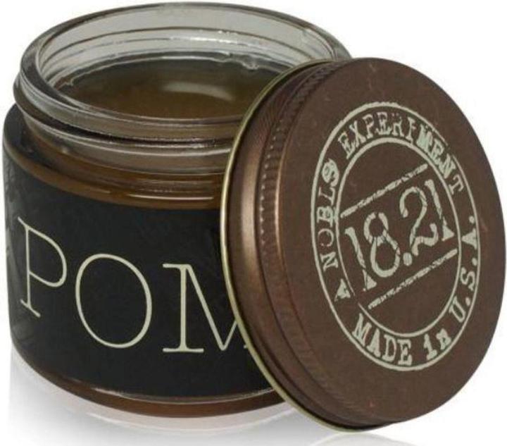 Immagine prodotto 18.21 Man Made Pomade Medium Hold Pomata per capelli a base d'acqua con leggera lucentezza e profumo di tabacco (Gel per capelli, Pomata, 59 ml)
