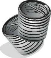 Produktbild Völkel Gewindeeinsatz DIN 8140 Typ Standard für Gewinde M5 x 0,8 mm rostfreier Stahl 1,5xD