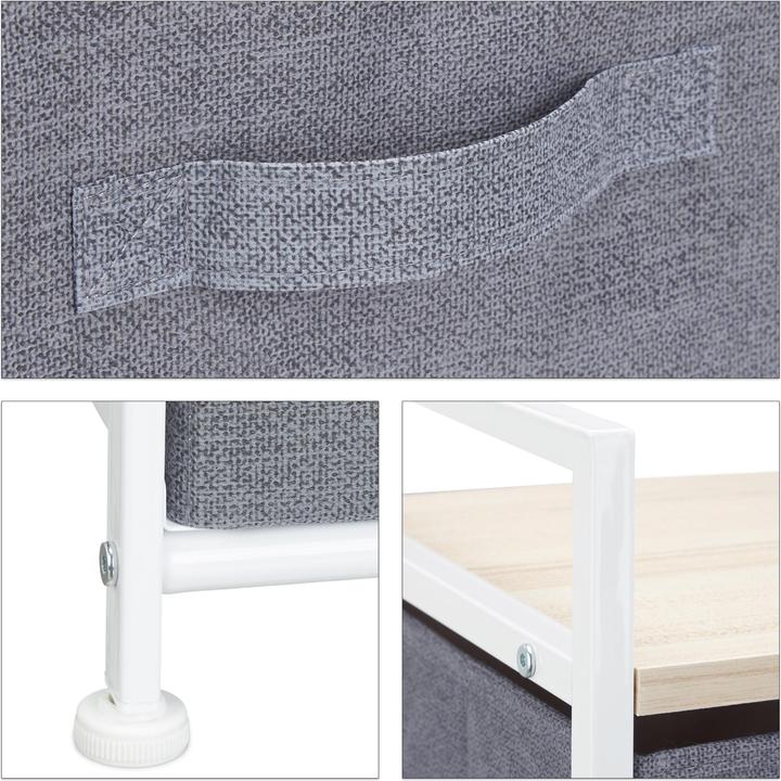 Immagine prodotto Relaxdays Mobiletto con cassetti diverse varianti (83 x 29 x 77,5 cm)