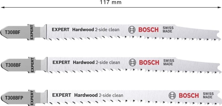 Actual product image Bosch Professional Zubehör Expert jigsaw blade set