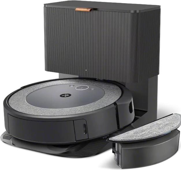 Produktbild iRobot Roomba Combo i5+ - Robotstofzuiger met Dweilfunctie - Zelfledigend - Ideaal voor Huisdieren - i5576 (Saugwischroboter)
