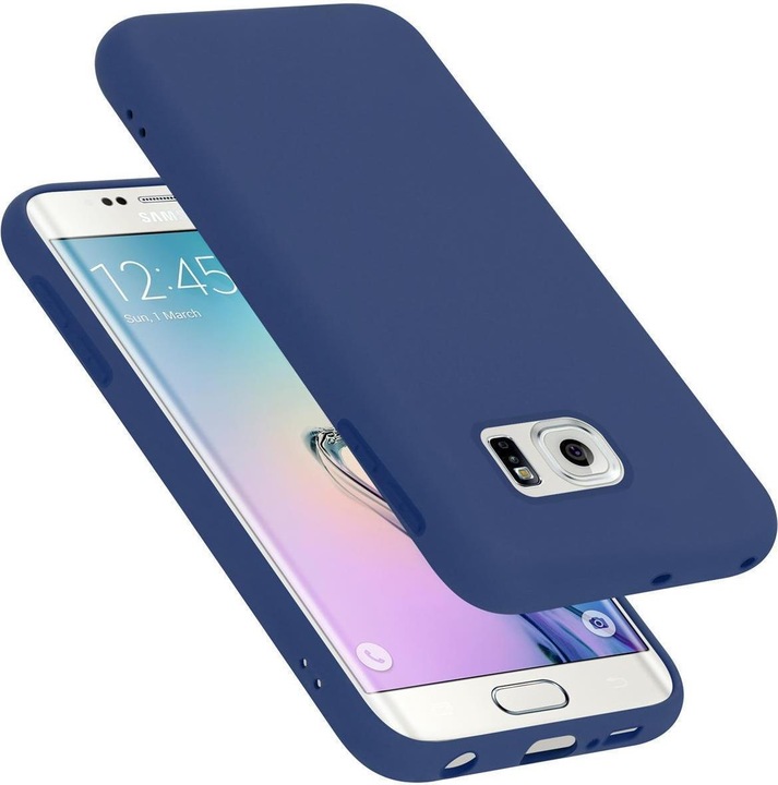 Produktbild Cadorabo TPU Liquid Silicone Case Cover (Samsung Galaxy S6 Edge)