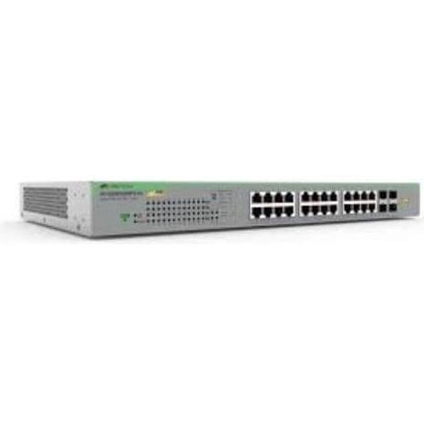 Thumbnail - Allied Telesis Gigabit Websmart Switch 24x (28 Ports), Netzwerk Switch, Grau