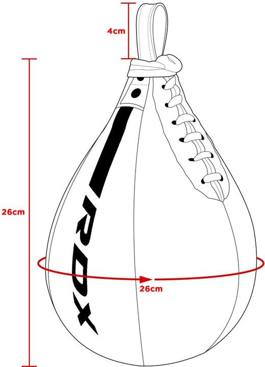 Produktbild Rdx 2Pc Speed Ball F6 Matte Golden + Swivel