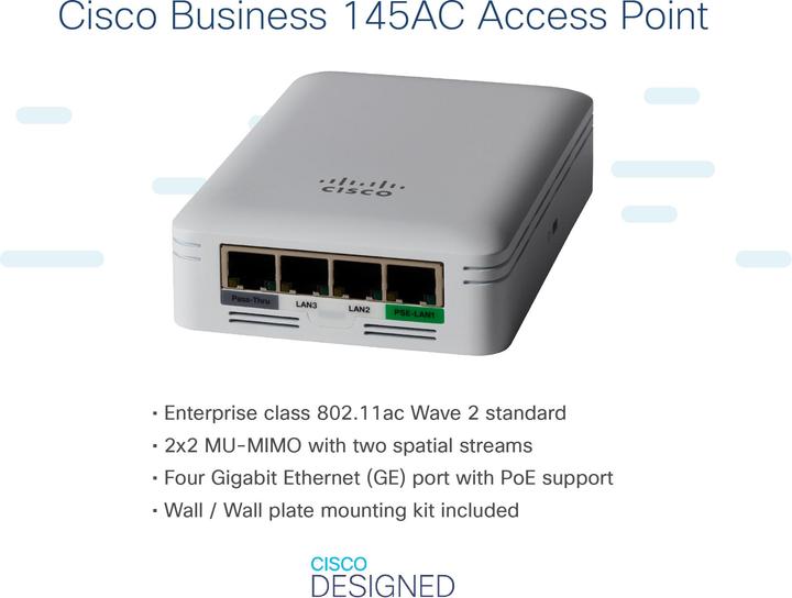 Produktbild Cisco Access Point CBW145AC-E (867 Mbit/s)