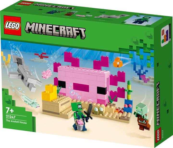 Produktbild LEGO Das Axolotl-Haus (21247, LEGO Minecraft)