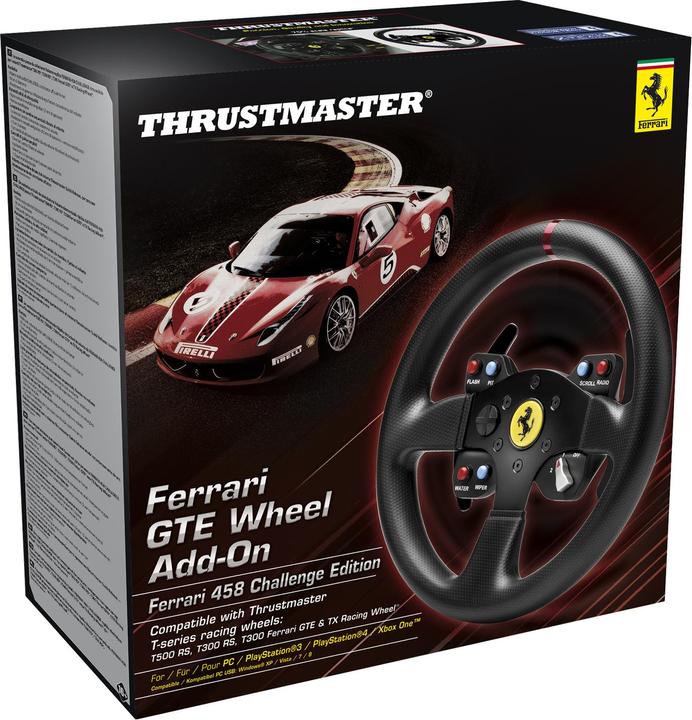 Produktbild Thrustmaster AddOn Ferrari 458 GTE (PS3, PS4, Xbox One X, PC, Xbox Series X, Xbox One S, Xbox Series S)