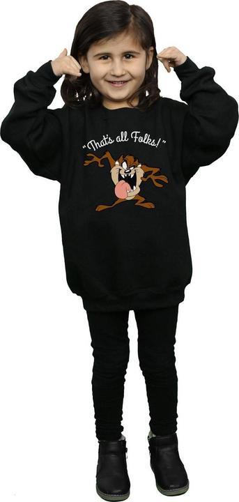 Produktbild Looney Tunes Taz That's All Folks Sweatshirt Mädchen (128)