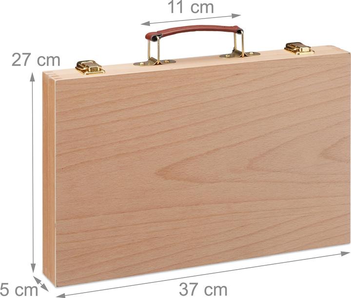 Immagine prodotto Relaxdays Valigetta con kit da pittura e disegno