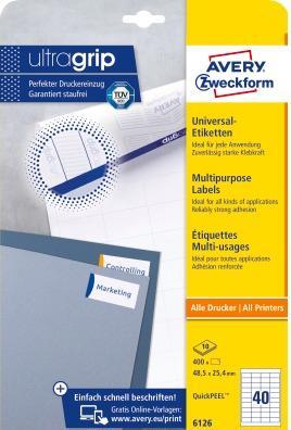 Image du produit Avery Étiquettes universelles