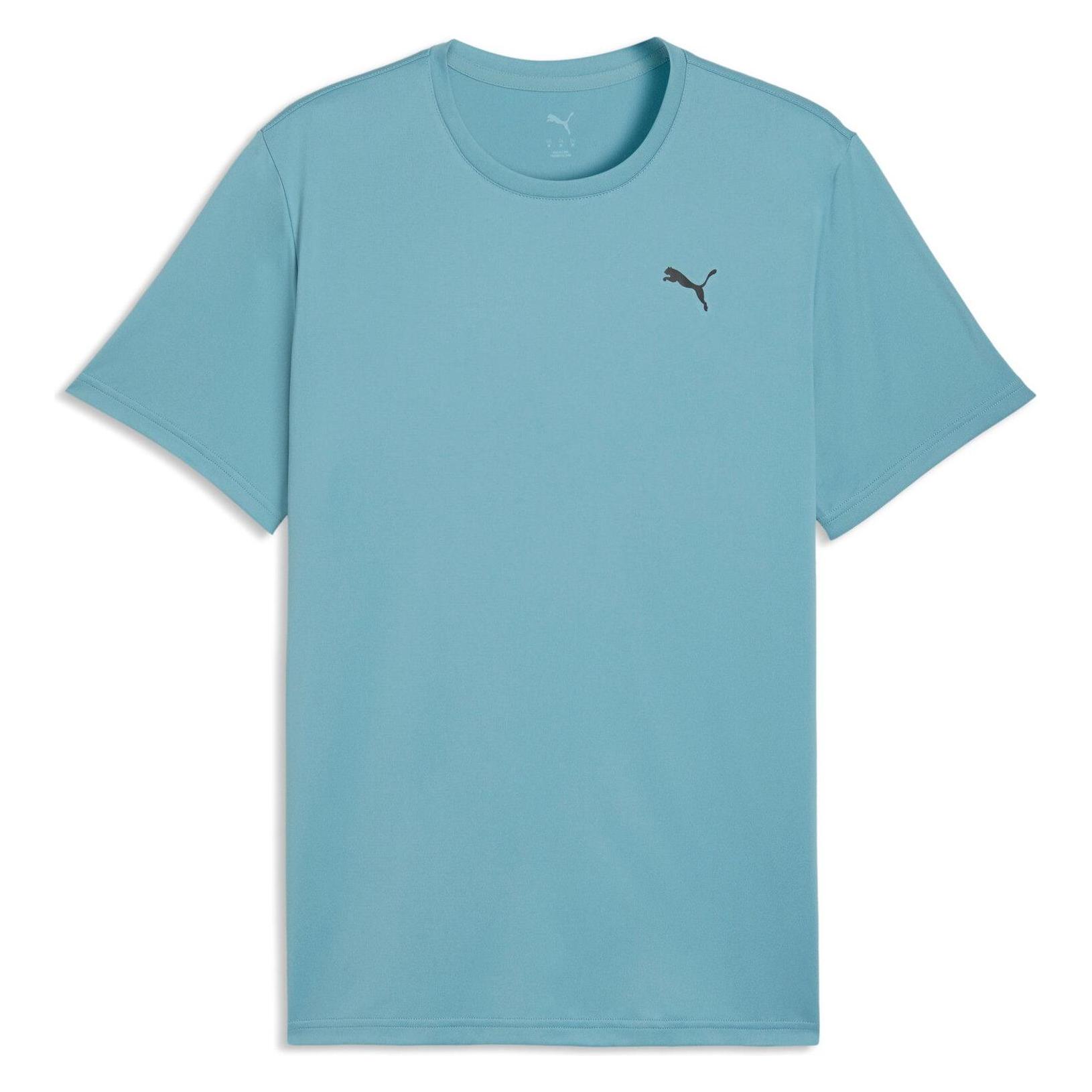 Puma, Mannen, Sportief Shirt, M Tad Essentials Solid Cat Tee (Lc Small Cat) (M), Blauw, M