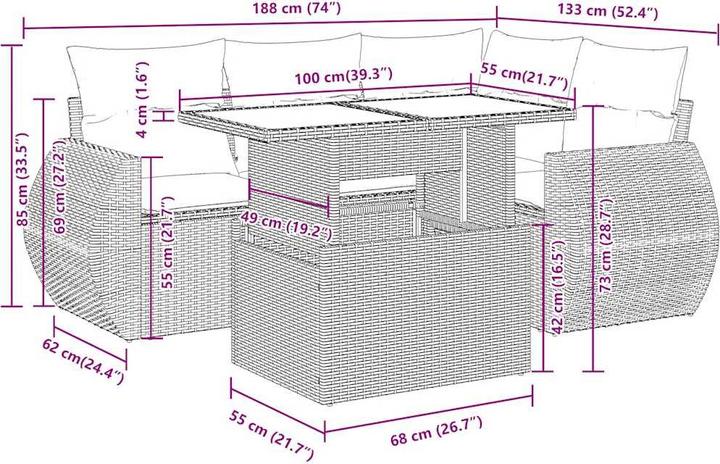 Produktbild vidaXL Douglas