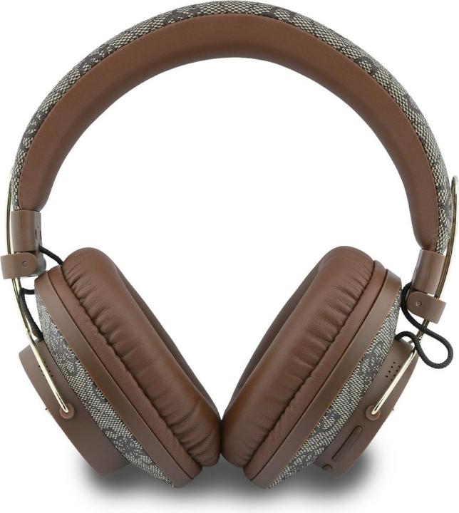 Image du produit Guess Słuchawki nauszne Triangle Logo Bluetooth ENC brązowy (45 h, Sans fil)