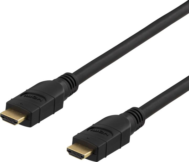 Produktbild Deltaco HDMI ha-ha/Aktiv/Svrt/10m Premium High Speed/4k60Hz (10 m)