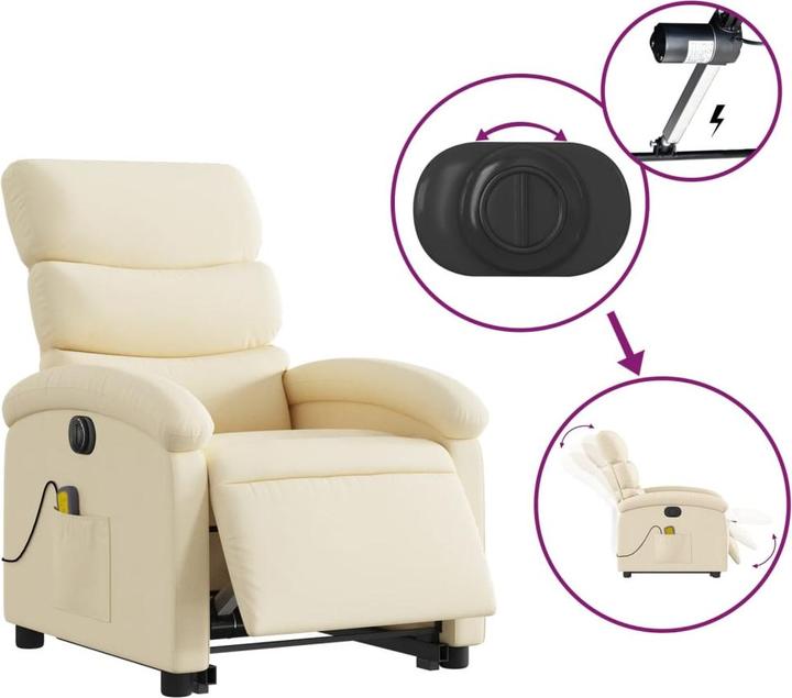 Image du produit vidaXL Massagesessel mit Aufstehhilfe